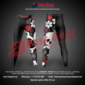 Sublimated Custom COMPRESSION SPATS
(MOQ)= 25